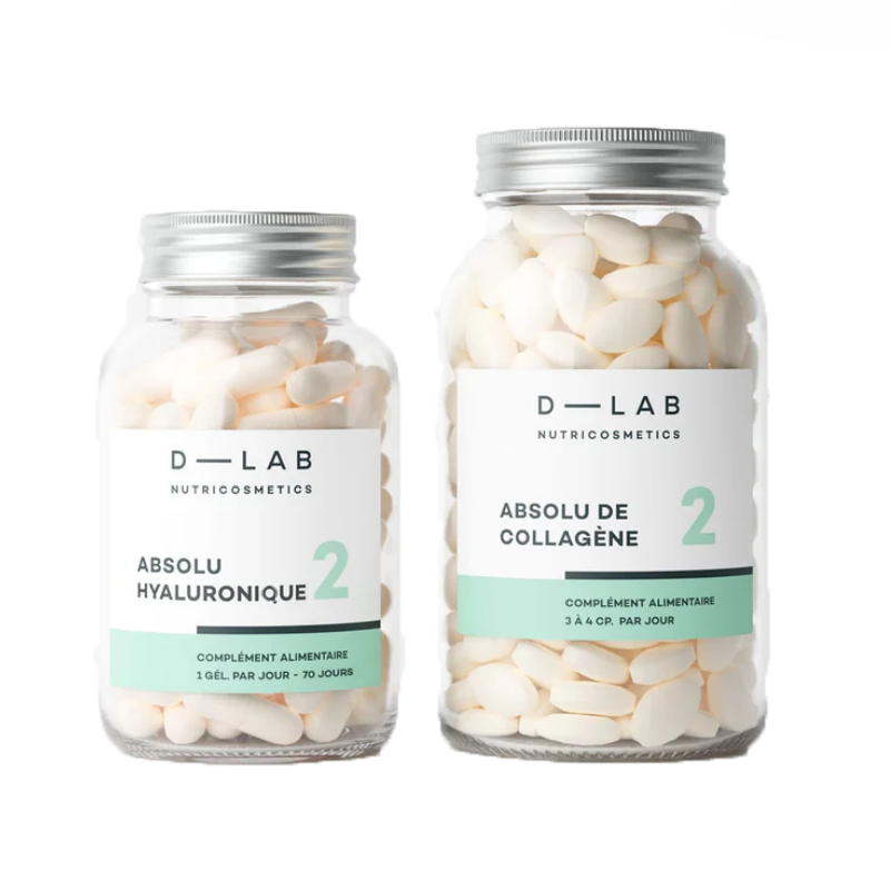 Nutrition Absolue Collagène & acide hyaluronique - D Lab - Collagène Hydrolysé Nutrition Absolue Collagène & acide hyaluronique - D Lab - Collagène Hydrolysé